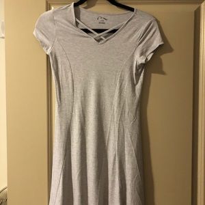 Grey T-shirt dress